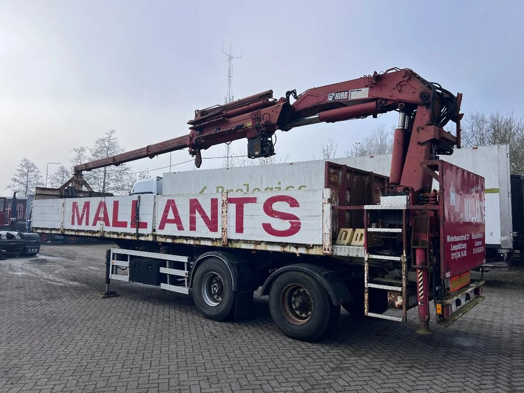 Dropside/ Flatbed semi-trailer ATM 2 AS + HIAB 300-4 + WINCH: picture 12