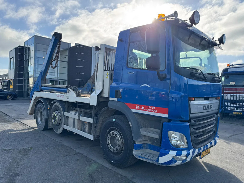 Skip loader truck DAF CF 400 6X2 - EURO 6 + VDL P-18 + REMOTE + LIFT AXLE: picture 8