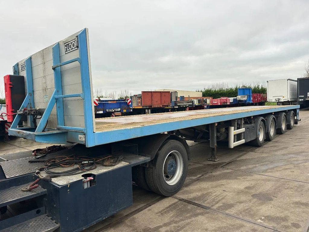 Floor 2 AXLE STEERING an 2 LIFT AXLE - Dropside/ Flatbed semi-trailer: picture 1 Floor 2 AXLE STEERING an 2 LIFT AXLE - Dropside/ Flatbed semi-trailer: picture 1