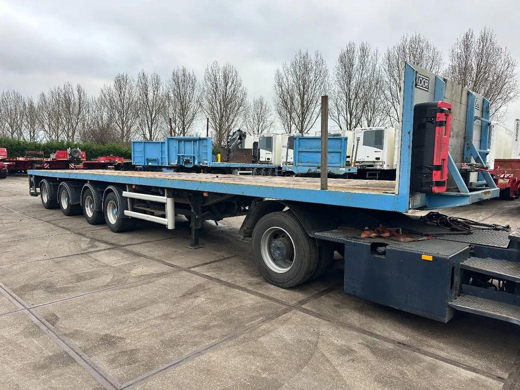 Floor 2 AXLE STEERING an 2 LIFT AXLE - Dropside/ Flatbed semi-trailer: picture 2 Floor 2 AXLE STEERING an 2 LIFT AXLE - Dropside/ Flatbed semi-trailer: picture 2