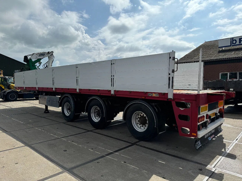 Floor FLO 18 30 S2 + KENNIS CRANE 3X STEERING AXLE - Dropside/ Flatbed semi-trailer: picture 4 Floor FLO 18 30 S2 + KENNIS CRANE 3X STEERING AXLE - Dropside/ Flatbed semi-trailer: picture 4