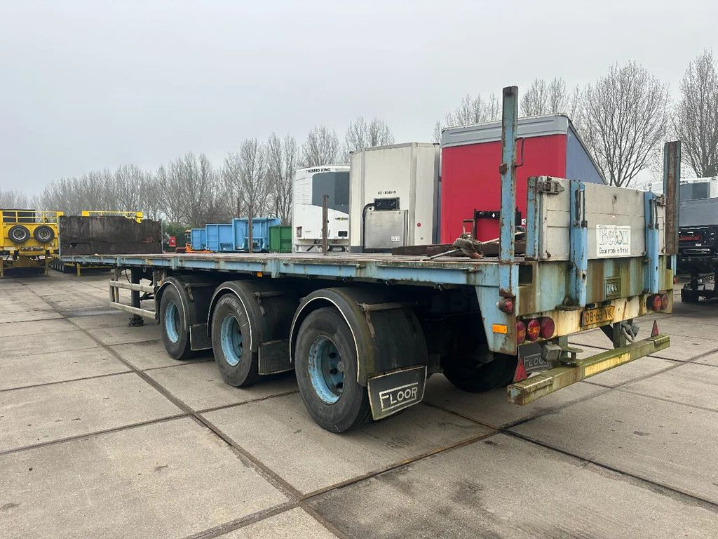 Floor LAST 2 AXLE STEERING, FIRST LIFT AXLE - Dropside/ Flatbed semi-trailer: picture 3 Floor LAST 2 AXLE STEERING, FIRST LIFT AXLE - Dropside/ Flatbed semi-trailer: picture 3