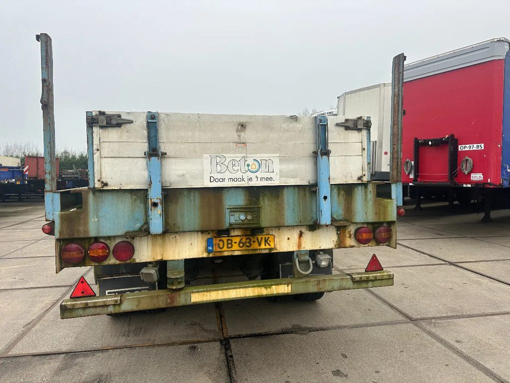 Floor LAST 2 AXLE STEERING, FIRST LIFT AXLE - Dropside/ Flatbed semi-trailer: picture 4 Floor LAST 2 AXLE STEERING, FIRST LIFT AXLE - Dropside/ Flatbed semi-trailer: picture 4