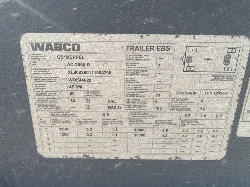 Container transporter/ Swap body trailer GS AIC-2000 - BPW + BDF SYSTEM: picture 15