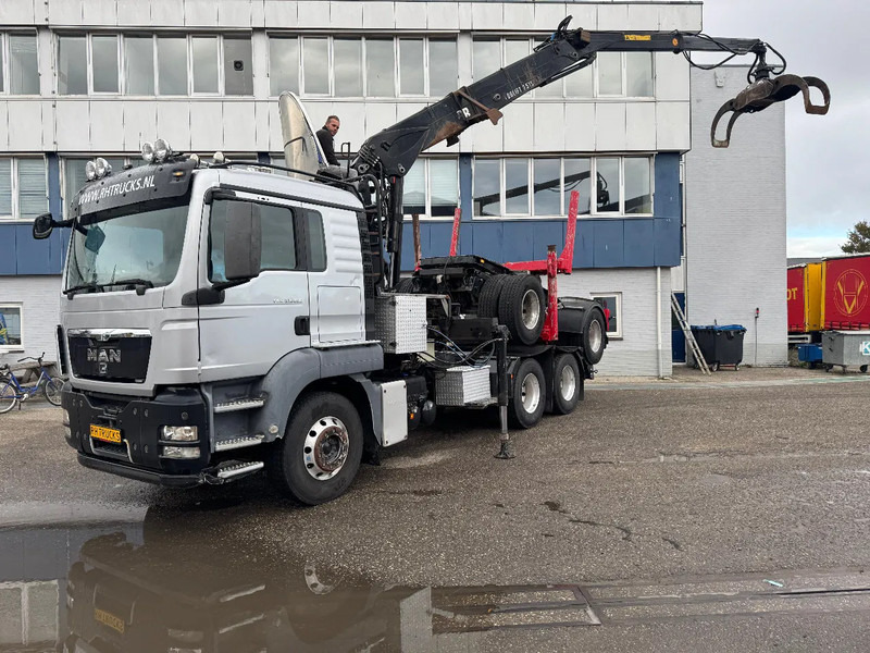 MAN TGS 33.480 6X4 + HIAB 251S.82 + TRAILER 2 AXLE KRAEMER - Timber truck, Crane truck: picture 1 MAN TGS 33.480 6X4 + HIAB 251S.82 + TRAILER 2 AXLE KRAEMER - Timber truck, Crane truck: picture 1