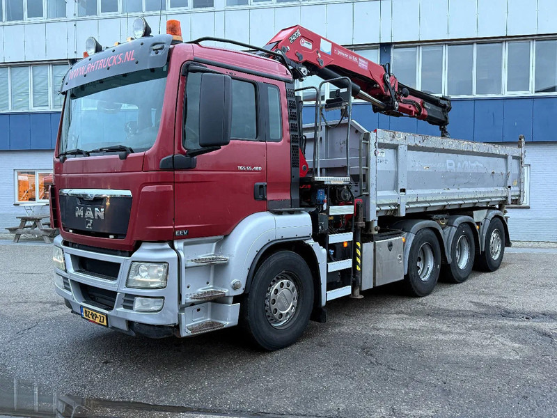 Crane truck MAN TGS 35.480 8X4 + HMF 2420-K3 REMOTE + TIPPER: picture 8 Crane truck MAN TGS 35.480 8X4 + HMF 2420-K3 REMOTE + TIPPER: picture 8