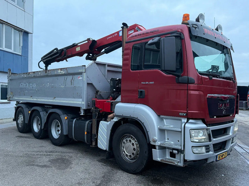 Crane truck MAN TGS 35.480 8X4 + HMF 2420-K3 REMOTE + TIPPER: picture 10 Crane truck MAN TGS 35.480 8X4 + HMF 2420-K3 REMOTE + TIPPER: picture 10