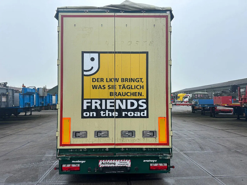 Low loader semi-trailer MEUSBURGER 4 axel steering, Double extendable up to 28 meters, extendable up to 3.2 meters, radio controlled, sliding roof: picture 15