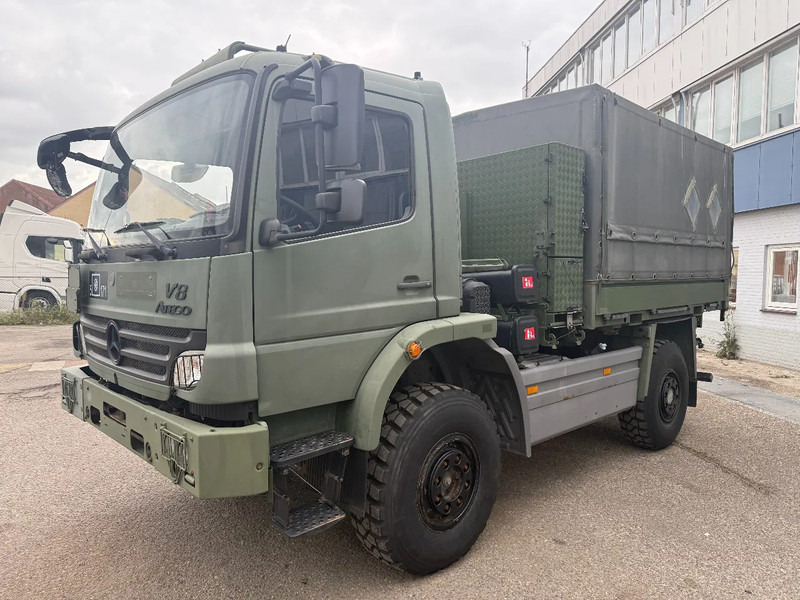Mercedes-Benz ATEGO 1018 A 4X4 ONLY 63965 KM - Curtainsider truck: picture 1 Mercedes-Benz ATEGO 1018 A 4X4 ONLY 63965 KM - Curtainsider truck: picture 1