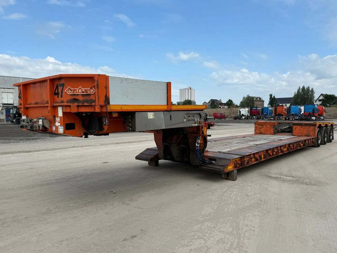 Low loader semi-trailer Nooteboom EURO-59-03 P 5,3 METER EXTANDABLE 3X STEERING: picture 8