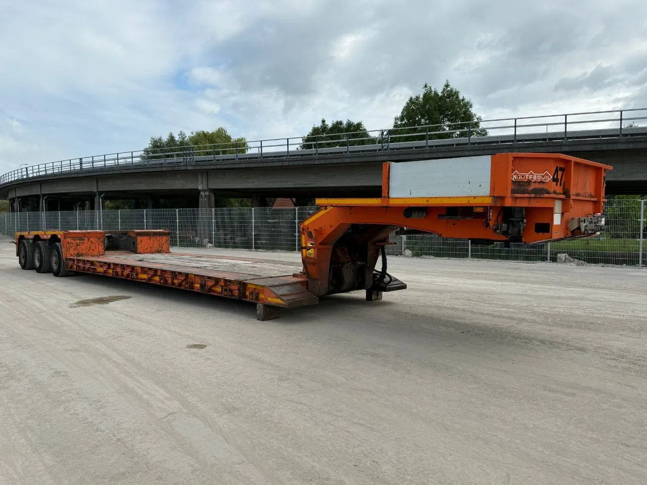Low loader semi-trailer Nooteboom EURO-59-03 P 5,3 METER EXTANDABLE 3X STEERING: picture 9