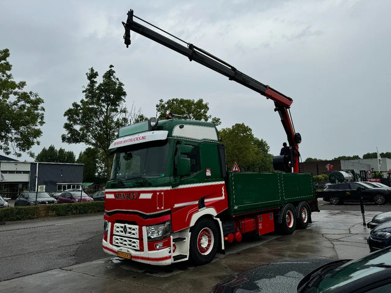Renault T HIGH 520 6X2 EURO 6 + PALFINGER PK16002 ROTOR FUNCTION - Dropside/ Flatbed truck, Crane truck: picture 3 Renault T HIGH 520 6X2 EURO 6 + PALFINGER PK16002 ROTOR FUNCTION - Dropside/ Flatbed truck, Crane truck: picture 3