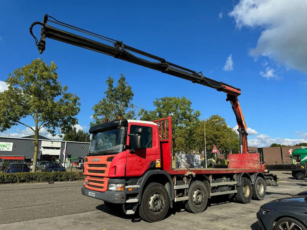 Scania P360 8X4 - EURO 5 + PALFINGER PK22002-EH + REMOT - Crane truck, Dropside/ Flatbed truck: picture 2 Scania P360 8X4 - EURO 5 + PALFINGER PK22002-EH + REMOT - Crane truck, Dropside/ Flatbed truck: picture 2