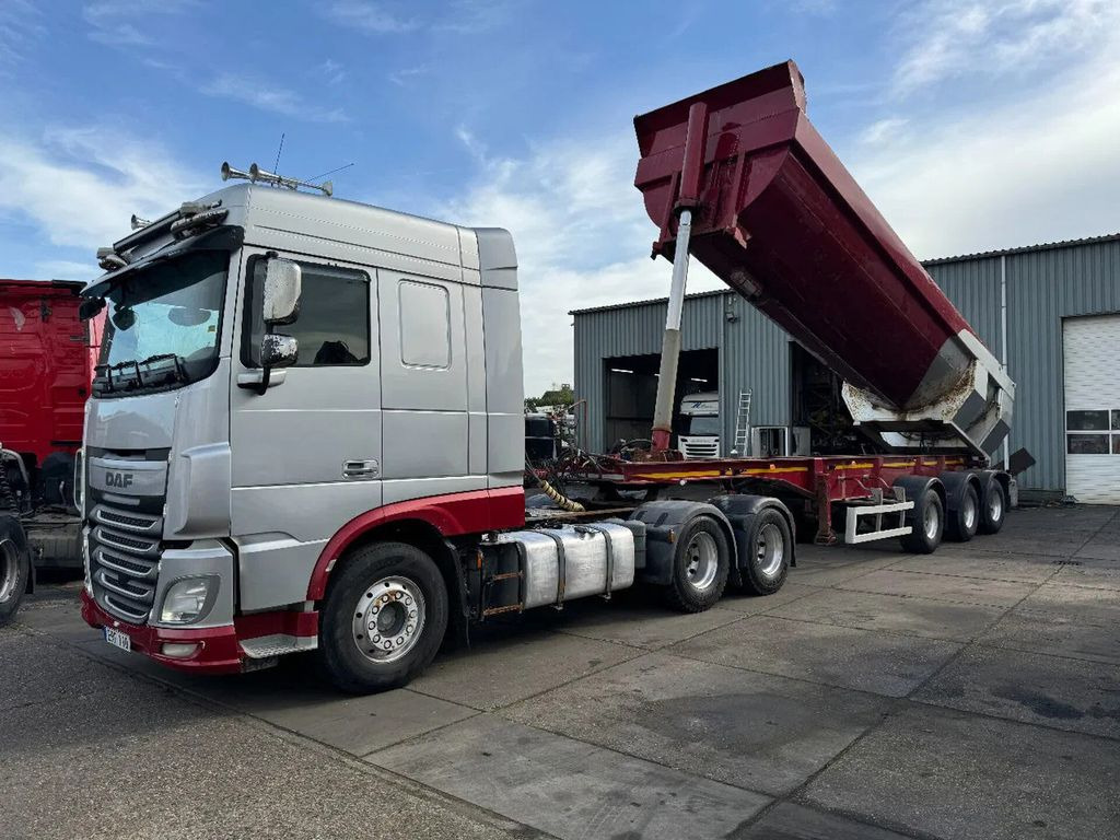 DAF XF 510 6X4 + KIPPER TRAILER - Tractor unit: picture 1 DAF XF 510 6X4 + KIPPER TRAILER - Tractor unit: picture 1