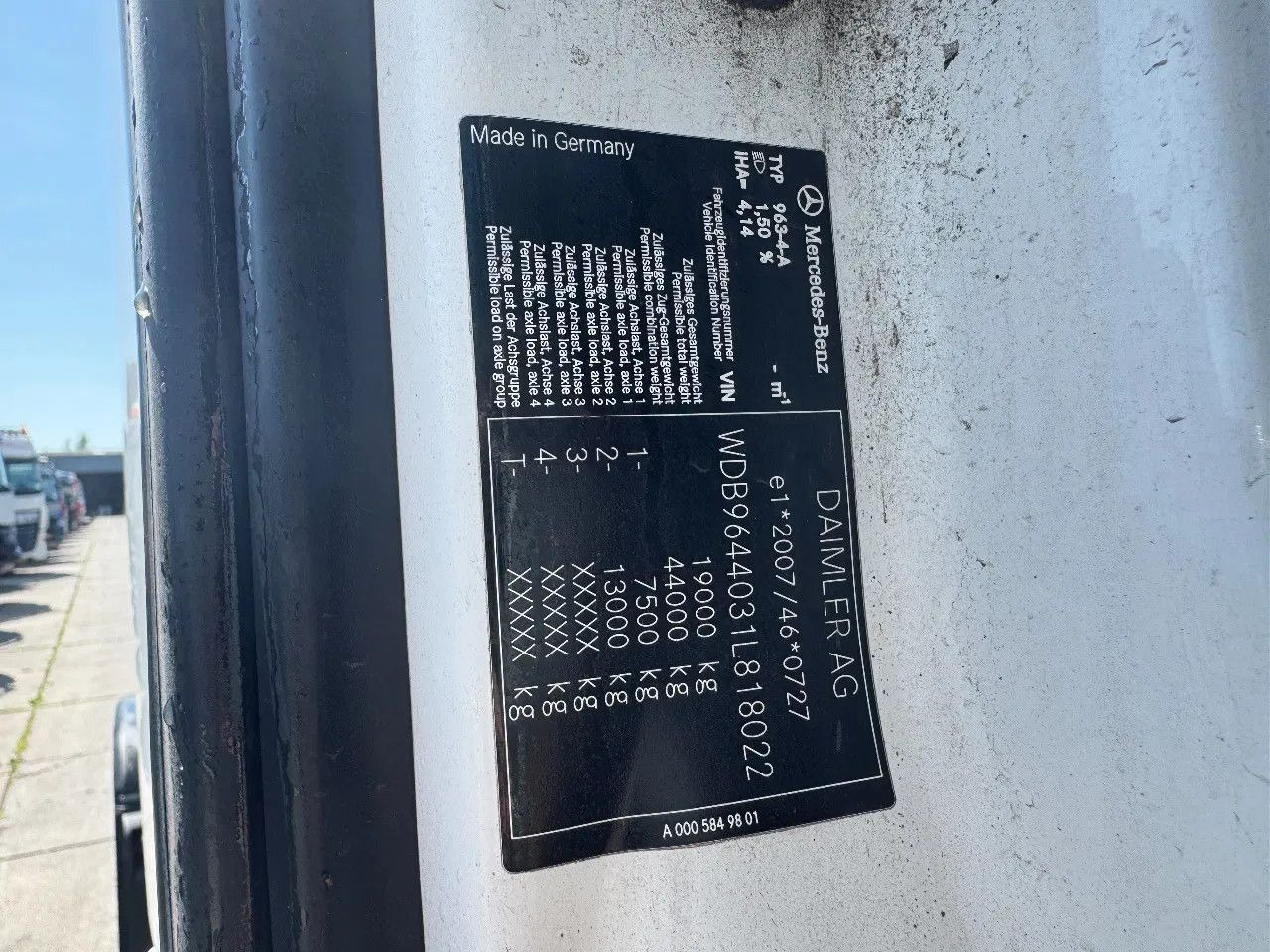 Lease a  Mercedes-Benz Arocs 1939 4X2 EURO 6 HUB REDUCTION Mercedes-Benz Arocs 1939 4X2 EURO 6 HUB REDUCTION: picture 15