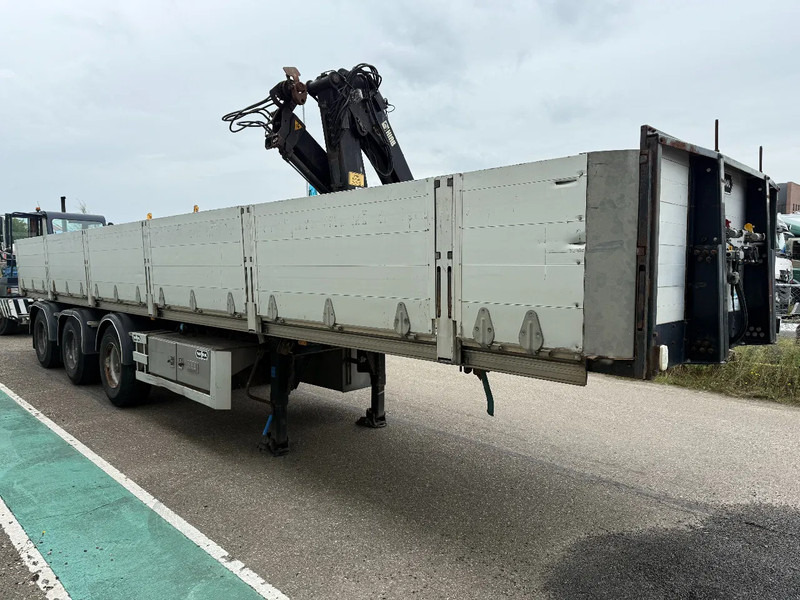 Van Hool VHLO-205 AN, HIAB 099E-1HIPRO - Dropside/ Flatbed semi-trailer: picture 2 Van Hool VHLO-205 AN, HIAB 099E-1HIPRO - Dropside/ Flatbed semi-trailer: picture 2