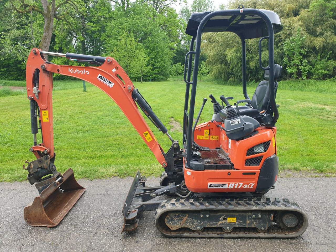KUBOTA U 17-3a - Mini excavator: picture 1 KUBOTA U 17-3a - Mini excavator: picture 1
