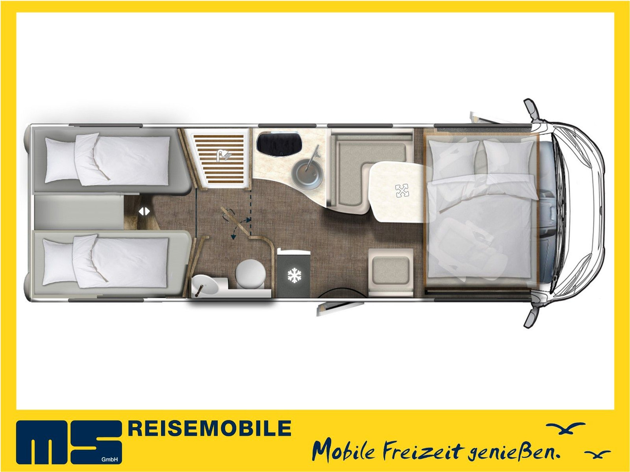 Eura Mobil INTEGRA LINE 720 EB /-2026-/180-8G/ EINZELBETTEN - Integrated motorhome: picture 2 Eura Mobil INTEGRA LINE 720 EB /-2026-/180-8G/ EINZELBETTEN - Integrated motorhome: picture 2