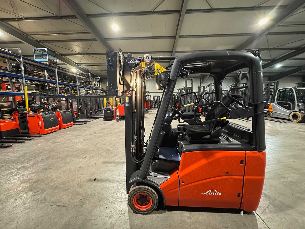 05/2024 SERVICE + UVV 12/2026 LINDE E16H 1.600KG 3.+4. VALVE FORK ADJUSTER DUPLEX FREE LIFT ELECTRIC FORKLIFT 7.089 HOURS - Forklift: picture 1 05/2024 SERVICE + UVV 12/2026 LINDE E16H 1.600KG 3.+4. VALVE FORK ADJUSTER DUPLEX FREE LIFT ELECTRIC FORKLIFT 7.089 HOURS - Forklift: picture 1