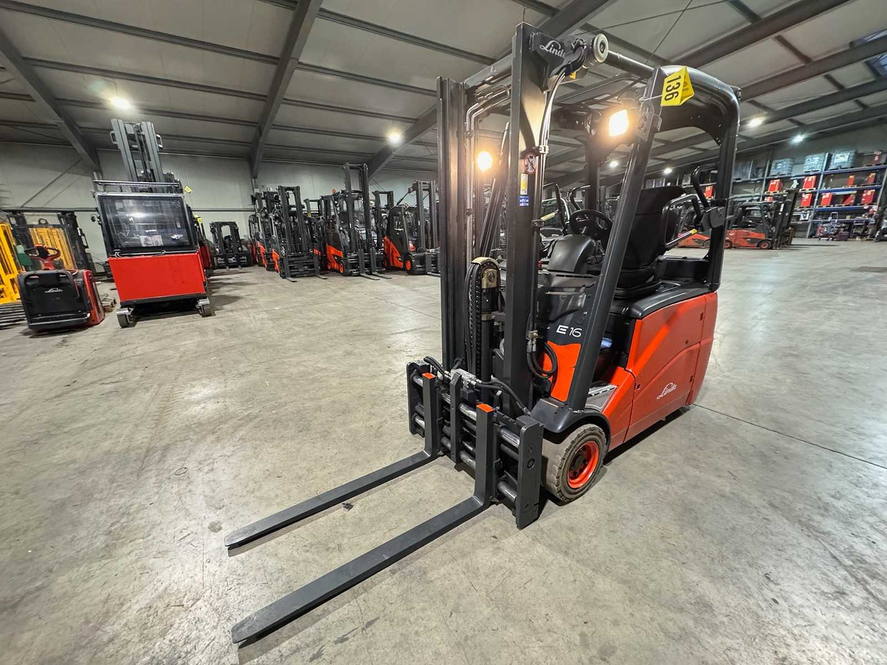 05/2024 SERVICE + UVV 12/2026 LINDE E16H 1.600KG 3.+4. VALVE FORK ADJUSTER DUPLEX FREE LIFT ELECTRIC FORKLIFT 7.089 HOURS - Forklift: picture 2 05/2024 SERVICE + UVV 12/2026 LINDE E16H 1.600KG 3.+4. VALVE FORK ADJUSTER DUPLEX FREE LIFT ELECTRIC FORKLIFT 7.089 HOURS - Forklift: picture 2