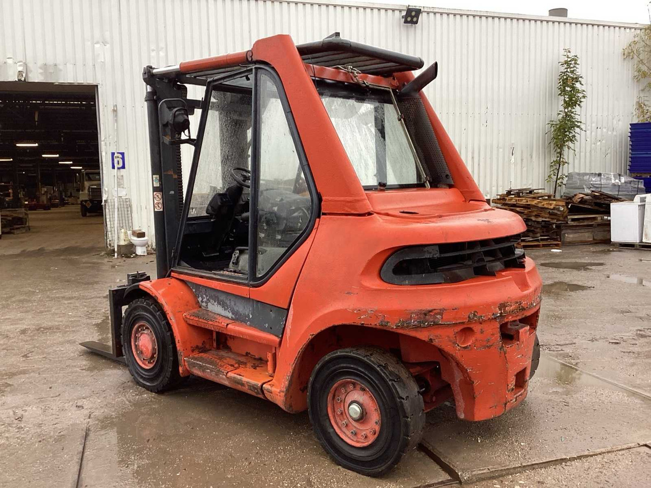 1996 LINDE H 80D FORKLIFT - Forklift: picture 4 1996 LINDE H 80D FORKLIFT - Forklift: picture 4
