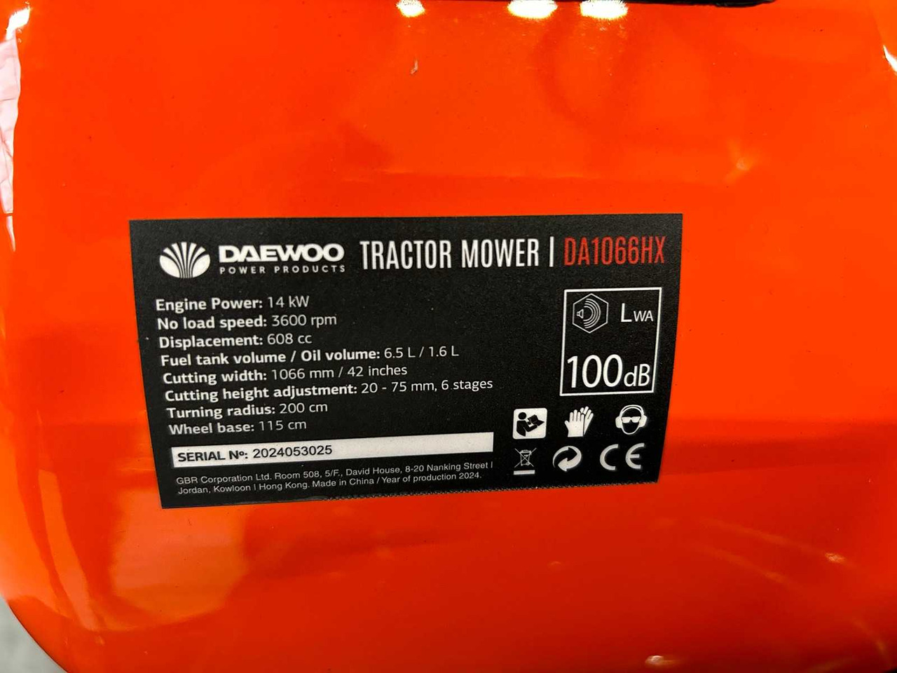 Garden mower Daewoo DA1066HX: picture 26