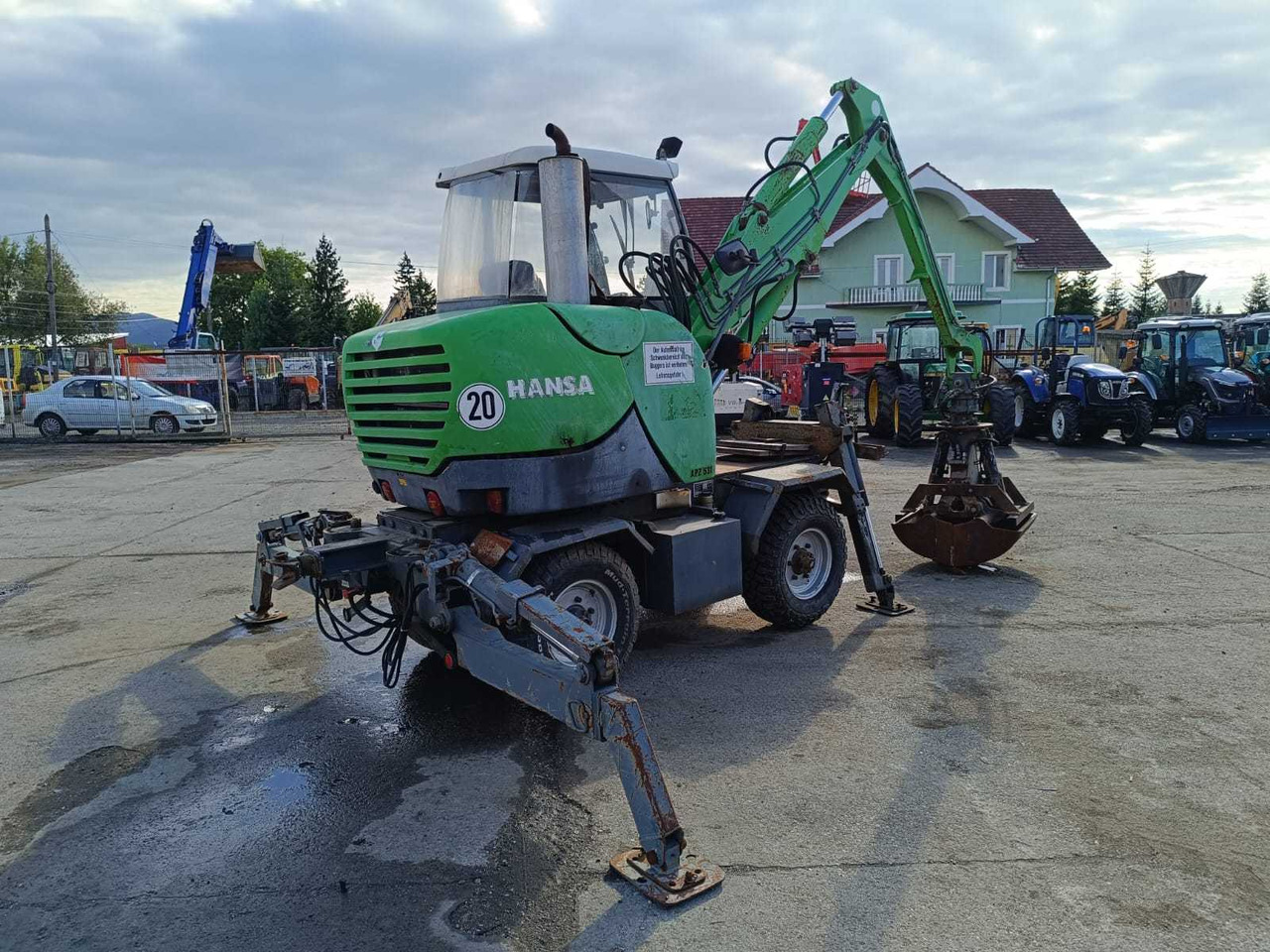 HANSA MASCHINENBAU - APZ 531 - WHEELED EXCAVATOR - 2003 - Wheel excavator: picture 5 HANSA MASCHINENBAU - APZ 531 - WHEELED EXCAVATOR - 2003 - Wheel excavator: picture 5