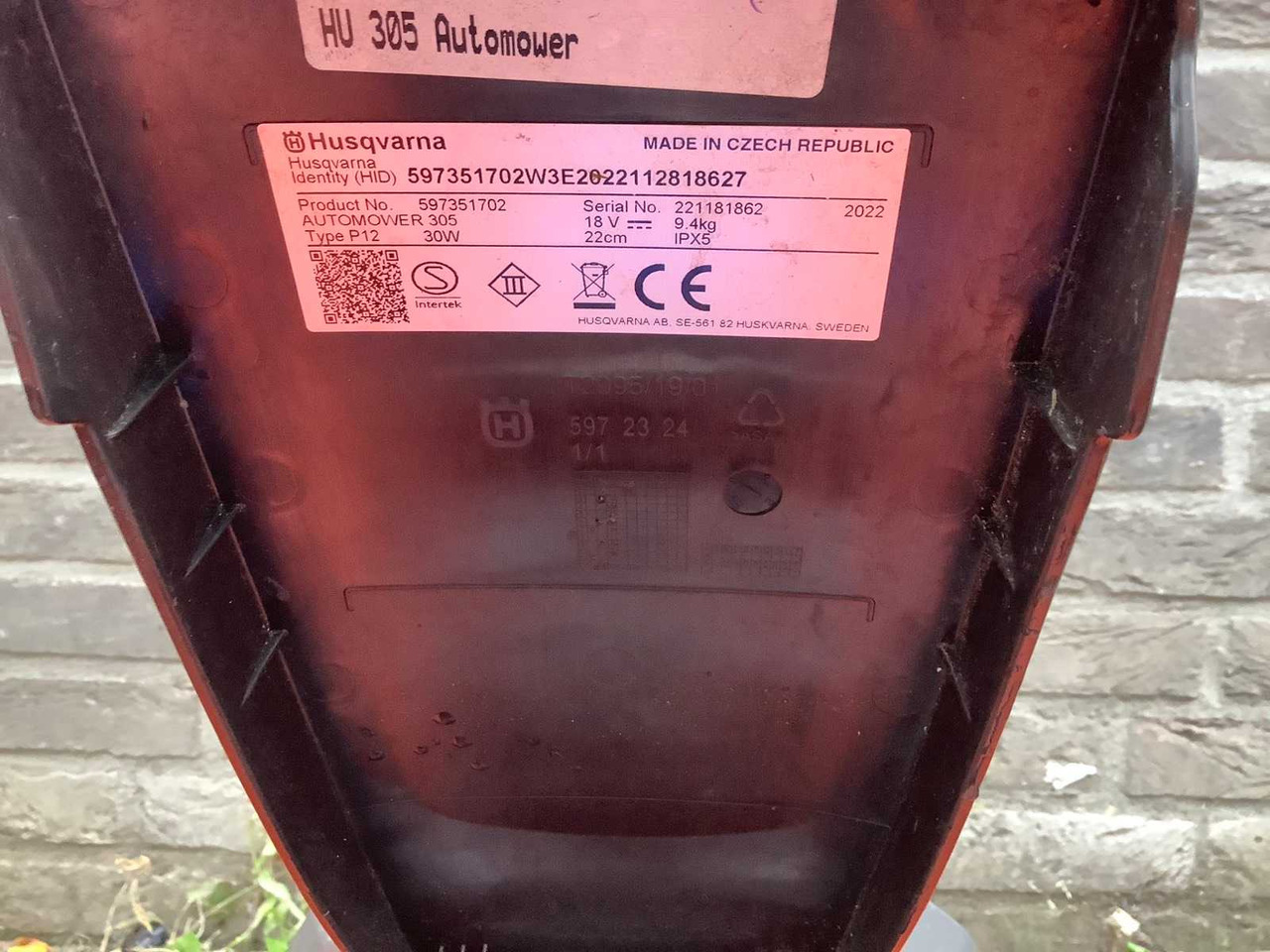 Husqvarna 305 - Garden mower: picture 5 Husqvarna 305 - Garden mower: picture 5