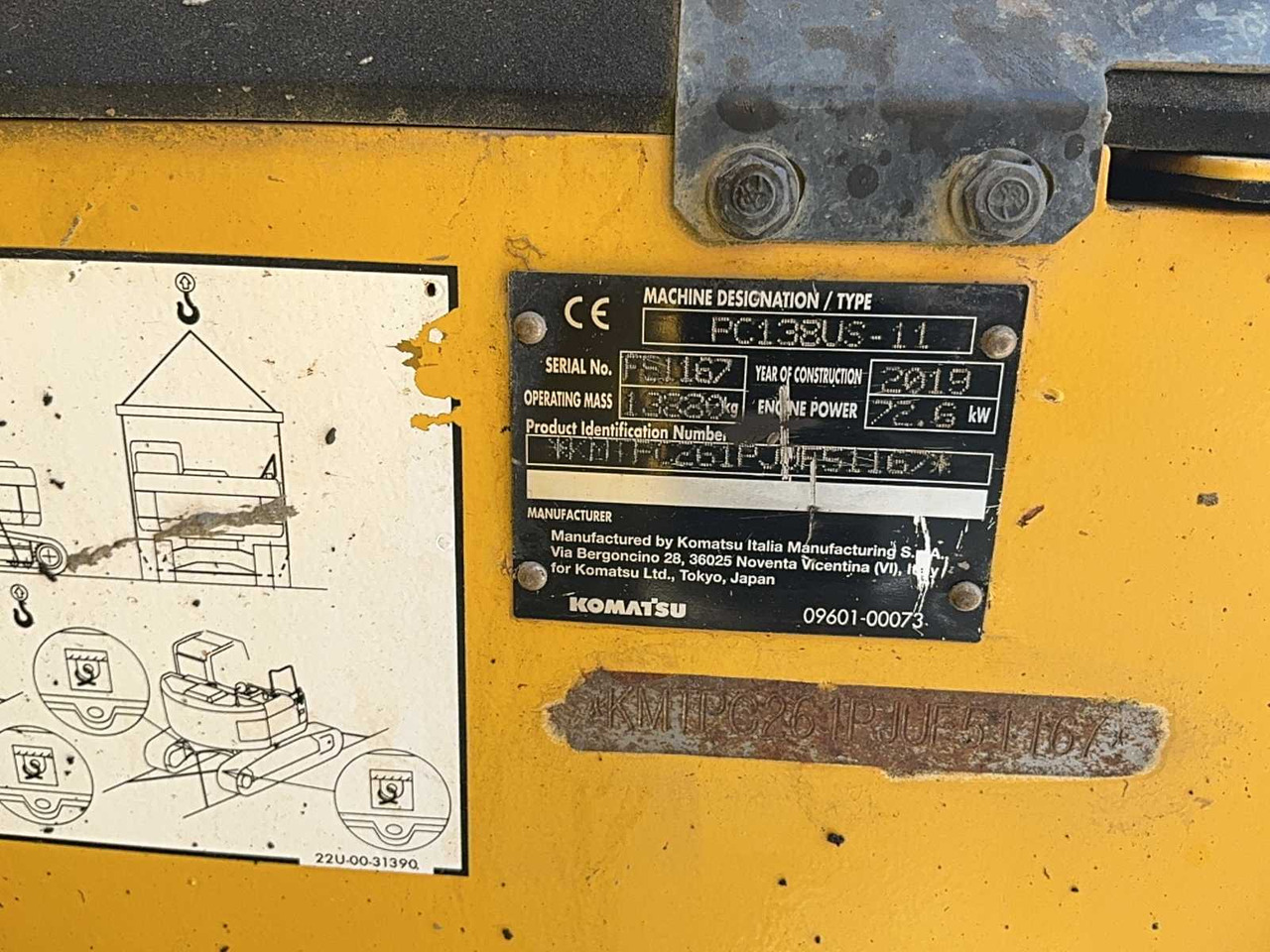 Crawler excavator Komatsu PC138 us-11: picture 10