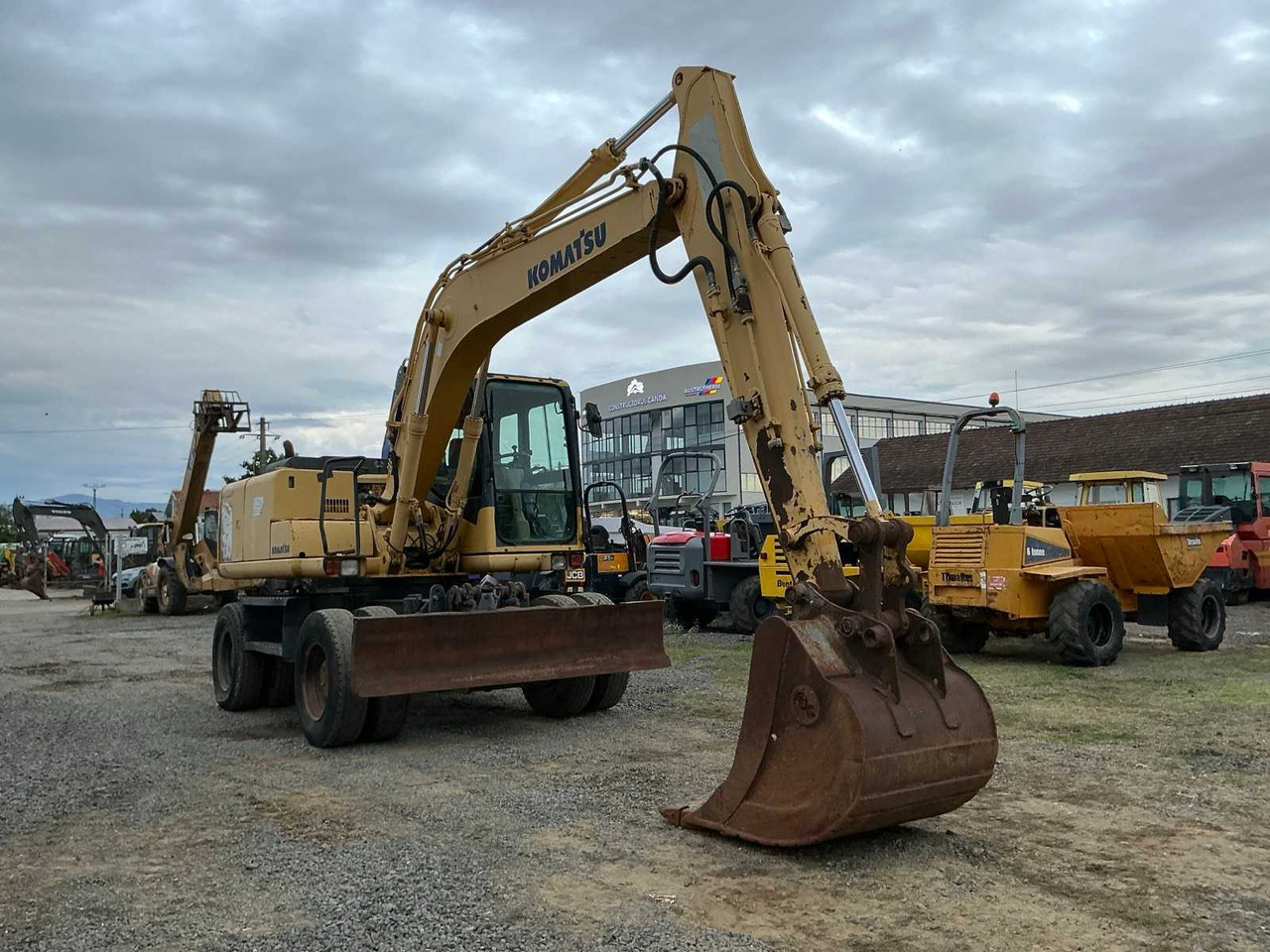 Komatsu PW 130 -7K - Wheel excavator: picture 1 Komatsu PW 130 -7K - Wheel excavator: picture 1