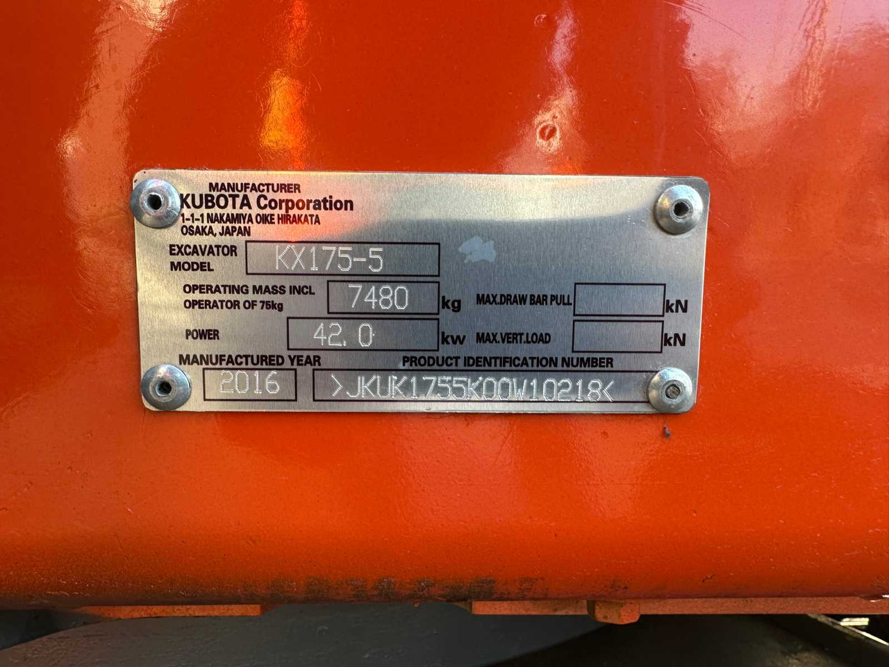 Crawler excavator Kubota KX175-5: picture 45
