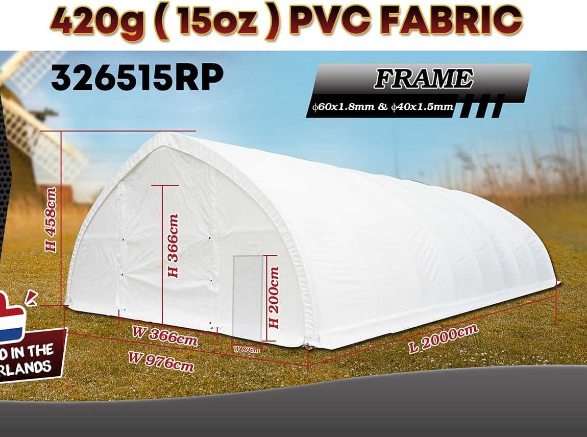 Rhino-Cross-Shelter 326515RP - 20x9,76x4,58 m - Storage tank: picture 2 Rhino-Cross-Shelter 326515RP - 20x9,76x4,58 m - Storage tank: picture 2