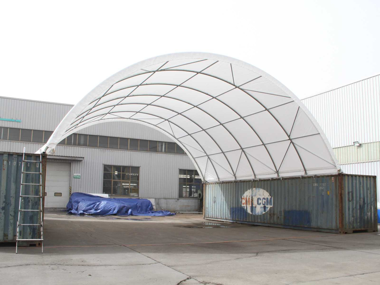 Rhino-Cross-Shelter C5040S 12x15,25x4,5 m - Storage tank: picture 1 Rhino-Cross-Shelter C5040S 12x15,25x4,5 m - Storage tank: picture 1