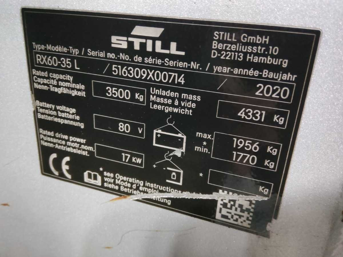 Forklift STILL RX60-35 FORKLIFT: picture 6