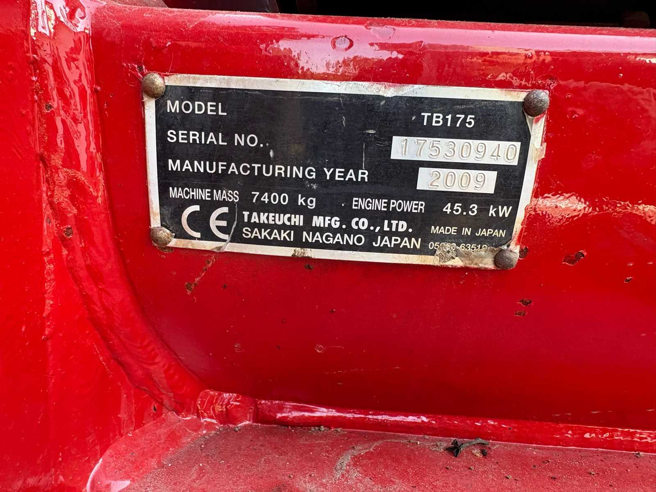 Takeuchi TB 175 CV - Crawler excavator: picture 2 Takeuchi TB 175 CV - Crawler excavator: picture 2