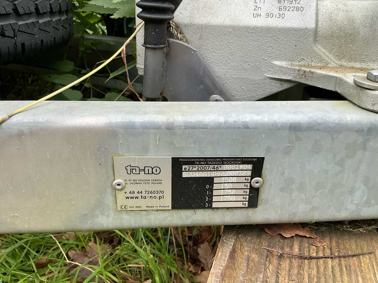 2007 TA-NO TRAILER - Trailer: picture 3 2007 TA-NO TRAILER - Trailer: picture 3