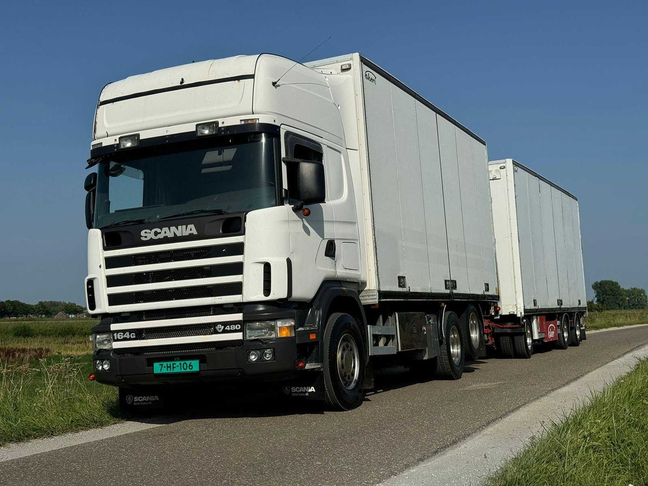 SCANIA 164G 480 V8 TRUCK WITH TRAILER COMBI - Truck: picture 1 SCANIA 164G 480 V8 TRUCK WITH TRAILER COMBI - Truck: picture 1