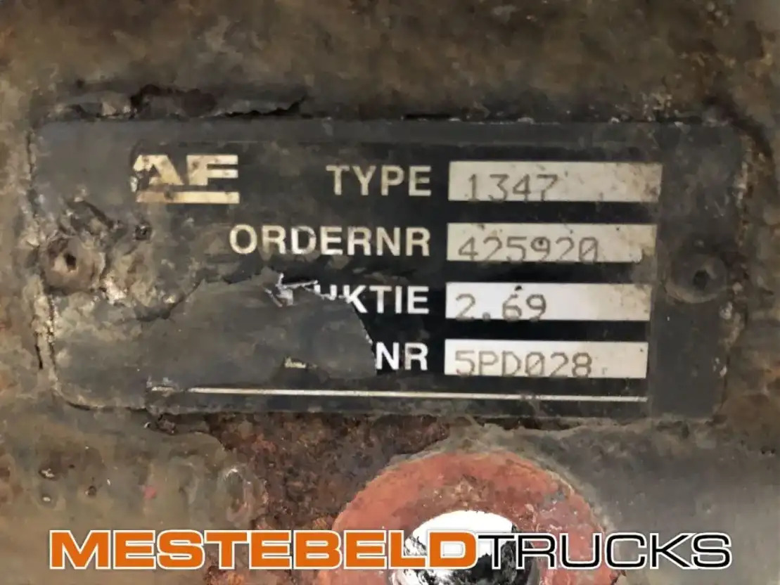 DAF Differentieel 1347 -2.69 - Differential gear for Truck: picture 1 DAF Differentieel 1347 -2.69 - Differential gear for Truck: picture 1