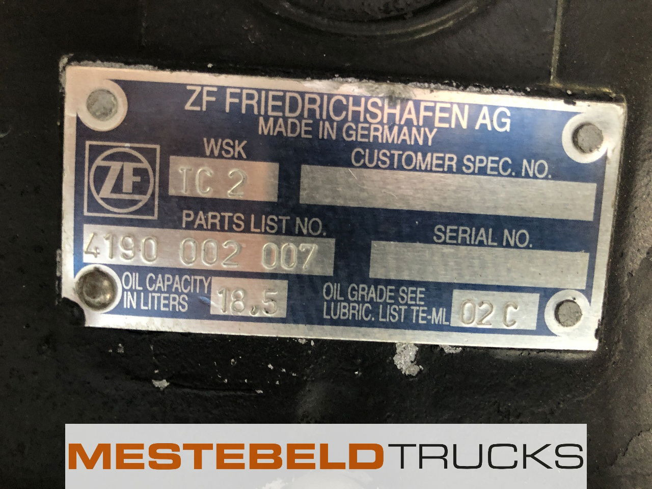 MAN WSK 440 + RE - Clutch and parts for Truck: picture 5 MAN WSK 440 + RE - Clutch and parts for Truck: picture 5