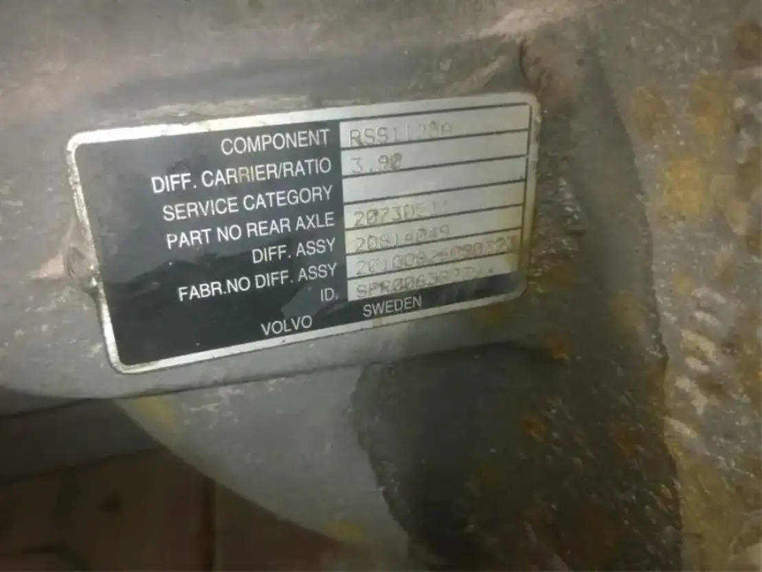 Volvo Achteras FL - Rear axle for Truck: picture 3 Volvo Achteras FL - Rear axle for Truck: picture 3