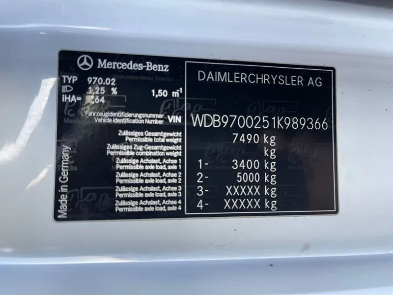 Box truck Mercedes-Benz Atego 818 EURO 3 Full Steel Manual Gear-box NL-Truck: picture 19