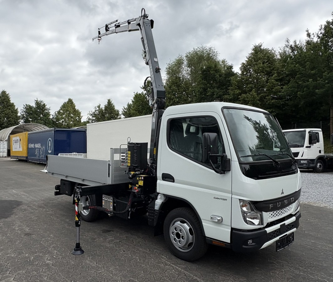 FUSO 3S15 Alu Pritsche 2.80m Ladekran Funk! sofort ve - Crane truck, Dropside/ Flatbed truck: picture 2 FUSO 3S15 Alu Pritsche 2.80m Ladekran Funk! sofort ve - Crane truck, Dropside/ Flatbed truck: picture 2