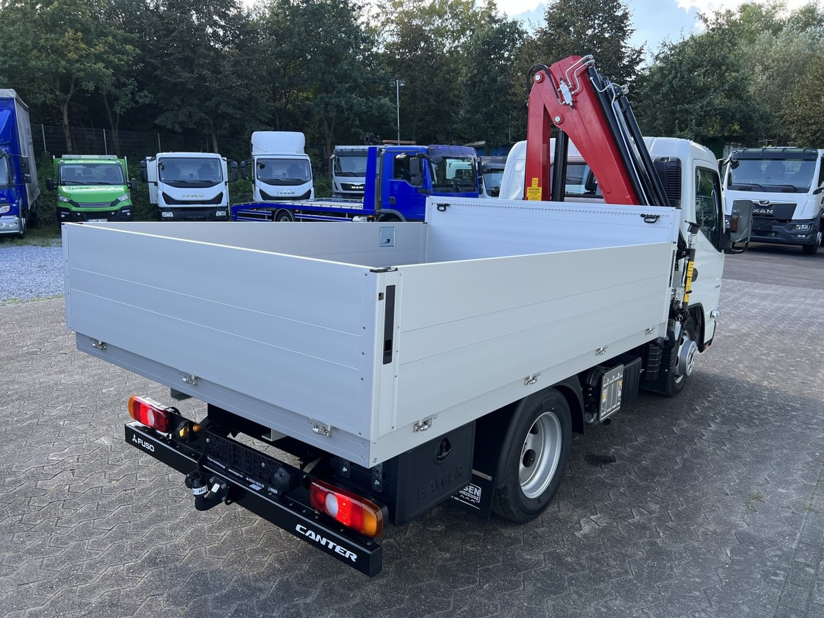 New Flatbed van FUSO 3S15 Alu Pritsche Ladekran 34S 3 x hydr.: picture 16