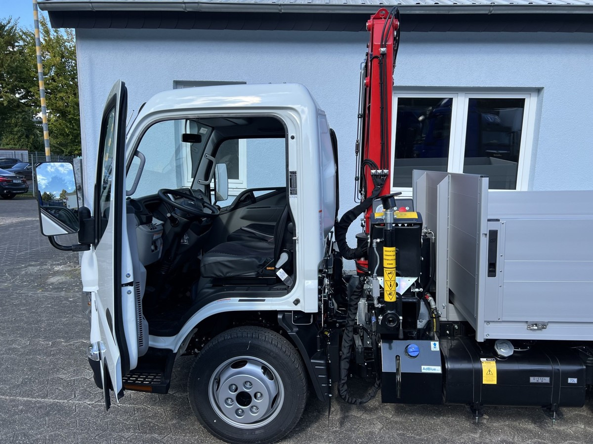 New Flatbed van FUSO 3S15 Alu Pritsche Ladekran 34S 3 x hydr.: picture 18