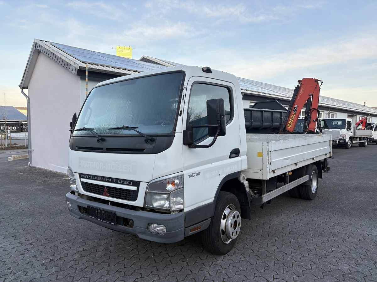 FUSO FUSO 7C18 Canter Pritsche 3.8m Kran 2x hydr. - Flatbed van: picture 1 FUSO FUSO 7C18 Canter Pritsche 3.8m Kran 2x hydr. - Flatbed van: picture 1