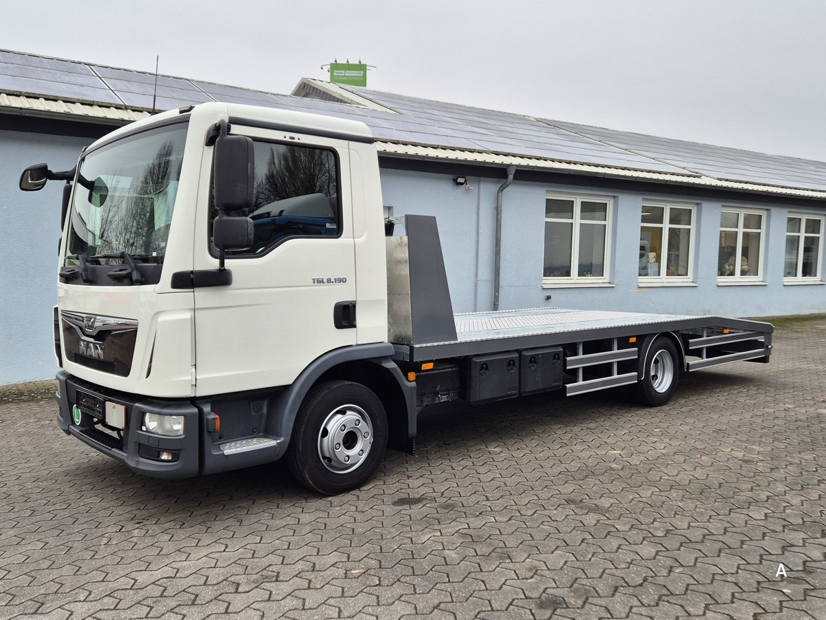 MAN TGL 8.190 BL Autotransporter 76tkm! AHK 3.5T - Autotransporter truck, Van: picture 1 MAN TGL 8.190 BL Autotransporter 76tkm! AHK 3.5T - Autotransporter truck, Van: picture 1