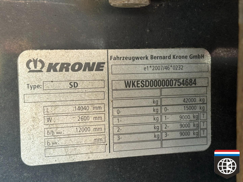 Krone N/A FRC/ ATP 02-26 - DUO TEMP - LIFT AXLE - DOUBLE STOCK - TRENNWAND - Refrigerator trailer: picture 4 Krone N/A FRC/ ATP 02-26 - DUO TEMP - LIFT AXLE - DOUBLE STOCK - TRENNWAND - Refrigerator trailer: picture 4