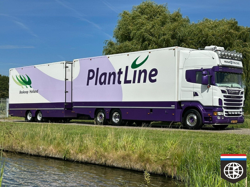 Scania R 500 B 6X2*4 PLANTS COMBI - FULL AIR - RETARDER - 2X TAILLIFT - SPECIAL INTERIOR - CONCOURSTAAT - Refrigerator truck: picture 1 Scania R 500 B 6X2*4 PLANTS COMBI - FULL AIR - RETARDER - 2X TAILLIFT - SPECIAL INTERIOR - CONCOURSTAAT - Refrigerator truck: picture 1