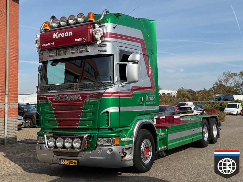 Scania R620 25 T HOOKLIFT / HOLLAND TRUCK / HOOK-CRANE HYDRAULIC - Hook lift truck: picture 2 Scania R620 25 T HOOKLIFT / HOLLAND TRUCK / HOOK-CRANE HYDRAULIC - Hook lift truck: picture 2