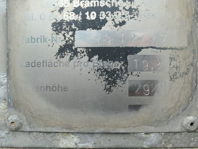 Farm trailer Bannas AT 24.83, 3 Etagen, Schweine, Liftachse: picture 16